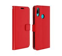 Custodia a portafoglio Avizar vintage rossa per Huawei P Smart 2019/Honor 10 Lite