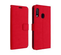 AVIZAR VINTAGE CUSTODIA per Samsung Galaxy A20e, Rosso