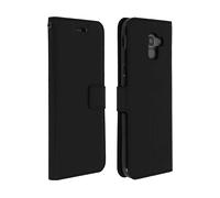 AVIZAR VINTAGE CUSTODIA per Samsung Galaxy J6, Nero