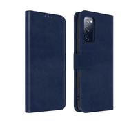AVIZAR VINTAGE CUSTODIA per Samsung Galaxy S20 FE, Blu
