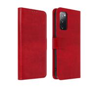 AVIZAR VINTAGE CUSTODIA per Samsung Galaxy S20 FE, Rosso