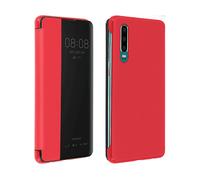 AVIZAR Window view CUSTODIA per Huawei P30, Rosso