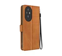 AVIZAR WRISTSAFE CUSTODIA A LIBRO per Honor 200 Pro, Marrone chiaro