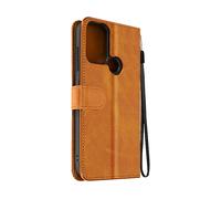 AVIZAR WRISTSAFE CUSTODIA A LIBRO per Nokia C22, Marrone chiaro