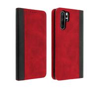 Avizar Custodia a portafoglio per Huawei P30 Pro – rossa bicolore con funzione stand