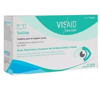 Avizor Visaid CleanSoft 20 Salviette oculari sterili - Pulizia delicata e igienica di palpebre e ciglia, idratazione profonda, rivitalizzazione perioculare, ideale per occhi sensibili