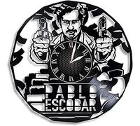 AVJERA Pablo Escobar Disco in Vinile Orologio da Parete retrò Compleanno Capodanno Natale Regalo di Compleanno personalità Decorazione da Parete per la casa Creativa