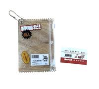 AVKGCZ Portachiavi con ciondolo in PVC con cerniera per organizzare le carte di piccole dimensioni Photocard Protector Custodia portatile per carte portachiavi ciondolo
