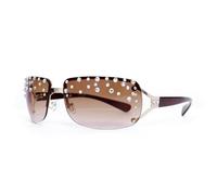 AVKGCZ Strass decorativi Occhiali da vista Trendsetters per il vestito da vacanza in metallo senza montatura sfumature retrò moda foto puntelli, Doppia Cornice Dorata