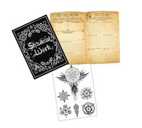 AVKGCZ Taccuino per cerimonia rituale occulto gotico con 42 fogli di pratica spirituale diario di monitoraggio dei tarocchi diario taccuini carta spessa incantesimo