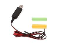 AVKGCZ USB 5V2A A 3V Cavo di Alimentazione Della Batteria Per 2x 1.5V LR6 AA Eliminatori Della Batteria Per Giocattolo Elettronico Telecomando Adattatore di Alimentazione