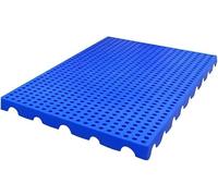AVkgwrtb Pallet in ABS | Dimensioni multiple multicolori for lo stoccaggio e il trasporto in magazzino: pallet in ABS(Blue-60x30x3cm)