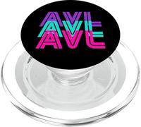 AVL Retro Weird Asheville NC Souvenirs Blue Ridge Idea Regalo PopSockets PopGrip per MagSafe
