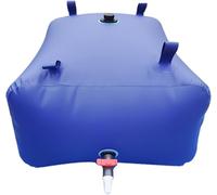 AVLLSO Contenitori Pieghevoli per Acqua vescica di stoccaggio dell'Acqua, Borsa di Emergenza in PVC Pieghevole per l'irrigazione agricola(2000L/526Gal/2x1.5x0.7 m)