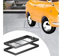 AVLLSO Coperchio a scomparsa con telaio Coperchio e base del foro invisibile per Walkway/Driveway, Copertura del bacino fognario in metallo - 2 maniglie(60x40x5cm/24x16x2in)