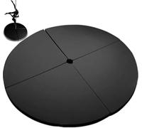 AVLLSO Pieghevole Rotondo Crash Mat, Tappetino di Sicurezza Esercizio per Studio, Home(110cm/3.6ft/43in,Thick 10cm/4in)
