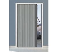 AVLLSO Porta Pieghevole da Interno con Telaio in Alluminio e Tessuto Cellulare, Porta Scorrevole Pieghevole per divisore Camera/Armadio/Cucina/Bagno(High 180cm,Wide 95cm)