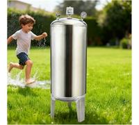 AVLLSO Tanica Acqua per pompe di pozzo, Serbatoio verticale di stoccaggio dell'acqua pressurizzata 35 50 60 galloni(42.2Gallon (160L) - 37.4x19.7in)