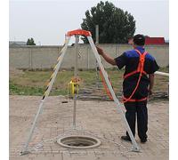 AVLLSO Treppiede di Soccorso di Emergenza con Winch - 1200/1800/2600 libbre, Strutture per Il Salvataggio di Pozzi e fogne(2600LBS Winch+Falling Protector)