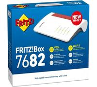 AVM - FRITZ!Box 7682 router wireless 2.5 Gigabit Ethernet Dual-band (2.4 GHz / 5 GHz) Bianco - SPEDIZIONE GRATUITA