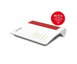 AVM FRITZBox FRITZ BOX 6660 Cable wireless router Gigabit Ethernet Dualband 2.4 GHz 5 GHz Nero Red White