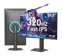 AVMAX Monitor da gioco 24,5" 300 Hz/320 Hz (overclock), FHD1920X1080 IPS veloce, FreeSync adattivo, 90% DCI-P3, supporto HDR400, ErgoStand 2XDP1.4 e 2XHDMI2.1, M253B