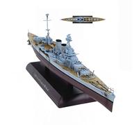 AVMLWEPA HMS Hood Replica model Battlecruiser 1:1000 Scale Die-Cast Alloy Building Warship kit Pre-Assembled Collectible with Display Stand Display, Military History Buffs STEM Education