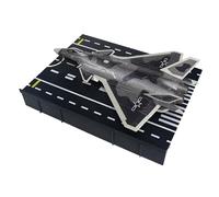 AVMLWEPA J-20 Heavy Attack Fighter 1:72 Militare Air Force Metal Aereo Modello Diecast Aerei con Stand Statico con Pista Connectible Collezione Modelli Finiti Ornamenti Espositori Adulto (nero)