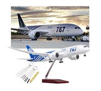 AVMLWEPA Modello aereo resina pressofusa B787 ANA Japan All Airways scala 1/160 con luce attivata suono con kit strumenti for pulizia delle punte 10 pezzi,oggetto collezione(No light)