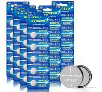 avmzvo Batterie a bottone CR1632, 30 pezzi, litio Coin 3 V, prestazioni di lunga durata, prive di mercurio, per orologio e piccoli dispositivi elettronici