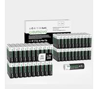 avmzvo Batterie AA 200 pezzi, LR6 1,5 V, alcaline, potenza durevole, potente, possono essere utilizzate per giocattoli, sveglia e altri dispositivi elettronici