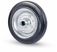 AVO 112 RUOTA CON RIVESTIMENTO IN GOMMA PIENA 160X40 ASSE SU CUSCINETTI