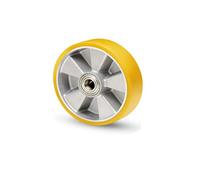 AVO 18A RUOTA RIVESTIMENTO POLIURETANO NUCLEO ALLUMINIO 200X50 Foro Ø 25 mm TRANSPALLET