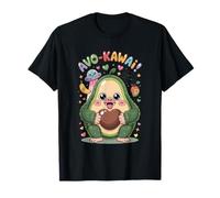 Avo Kawaii Smash Con Abbracci Carino Mostro Di Avocado Maglietta