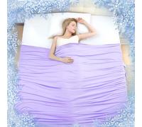Avoalre Coperta Estiva Q-Max＞0,3, Coperta Refrigerante Letto con Arc-Chill 3.0 Fibra di Raffreddamento Giapponese, Morbido Fresco e Traspirante su Entrambi i Lati per Favorire Il Sonno 150*200CM Viola