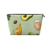 Avocado al formaggio broccoli Doodle, Borsa per il trucco Borsa per cosmetici Borsa da toilette da viaggio portatile Borsa da toilette