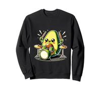 Avocado Batterista Fai Suonare Le tue Giornate Felpa