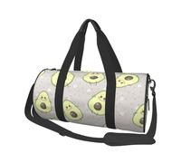 Avocado carino cartone animato, Borsone da viaggio di grande capacità Borsa rotonda Borsa da viaggio sportiva Borsa da viaggio Borsa da fitness