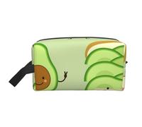 Avocado carino, pane tostato e uovo ficcato, Borsa per il trucco Borsa per cosmetici Borsa da viaggio portatile da viaggio Borsa per trucco Organizer