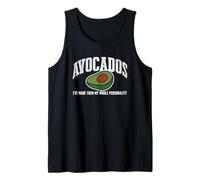 Avocado Citazione Divertente Cibo Umorismo Alimentazione sana Personalità Canotta