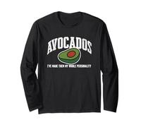 Avocado Citazione Divertente Cibo Umorismo Alimentazione sana Personalità Maglia a Manica