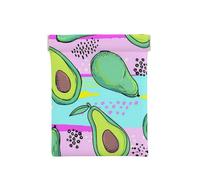 Avocado colorato disegno a mano, Spremere il portafoglio superiore da donna Borsa portaoggetti Piccola portamonete Portamonete