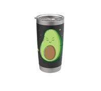 Avocado durante la meditazione Bicchiere termico in acciaio inox doppia parete