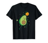 Avocado Giocando a Basket Maglietta con Stampa Grafica Economica