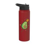 Avocado giocando a basket Stainless Steel Insulated Water Bottle