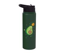 Avocado giocando a basket Stainless Steel Insulated Water Bottle