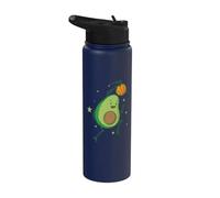 Avocado giocando a basket Stainless Steel Insulated Water Bottle