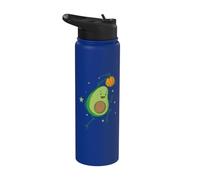 Avocado giocando a basket Stainless Steel Insulated Water Bottle