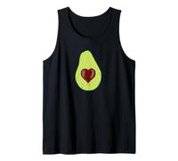 Avocado Heart Pit Divertente Avocado Cuore Canotta
