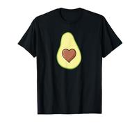 Avocado Heart Pit Divertente Avocado Cuore Maglietta
